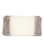 HERMES BIRKIN 25 HIMALAYA NILOTICUS CROCODILE DIAMOND ENCRUSTED PALLADIUM HARDWARE