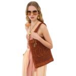 SUMMER BANANA TOTE BAG IN RAFFIA