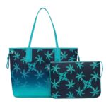 MCM LIZ SHOPPER IN STUDDED PALM CANVAS