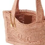 SUMMER BANANA TOTE BAG IN RAFFIA