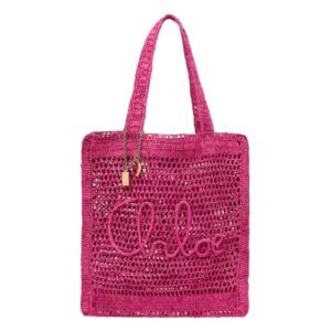 SUMMER BANANA TOTE BAG IN RAFFIA