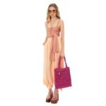 SUMMER BANANA TOTE BAG IN RAFFIA