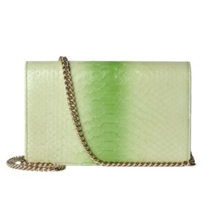 GG MARMONT PYTHON WALLET ON CHAIN