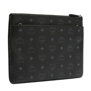 MCM MEDIUM LOGO CROSSBODY POUCH BAG