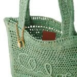 SUMMER BANANA TOTE BAG IN RAFFIA