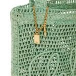 SUMMER BANANA TOTE BAG IN RAFFIA