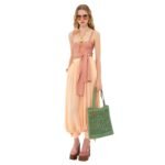 SUMMER BANANA TOTE BAG IN RAFFIA