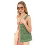 SUMMER BANANA TOTE BAG IN RAFFIA