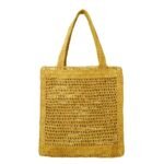 SUMMER BANANA TOTE BAG IN RAFFIA