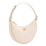 VALENTINO VLOGO SIGNATURE MINI HOBO BAG IN GRAINY CALFSKIN