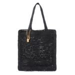 SUMMER BANANA TOTE BAG IN RAFFIA