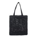 SUMMER BANANA TOTE BAG IN RAFFIA