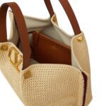 VALENTINO MEDIUM STRAW SUMMER TOTE