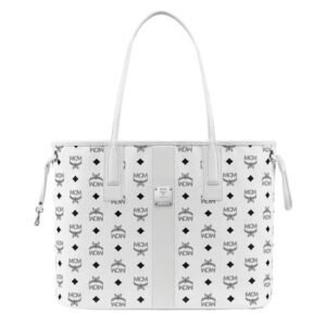 MCM REVERSIBLE LIZ SHOPPER IN VISETOS