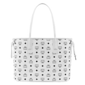 MCM REVERSIBLE LIZ SHOPPER IN VISETOS