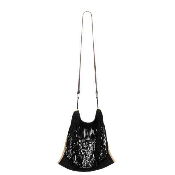 LARGE CROSSBODY FILT NET SHOPPING BAG