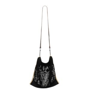 LARGE CROSSBODY FILT NET SHOPPING BAG