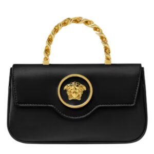 VERSACE LA MEDUSA SATIN MINI BAG