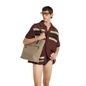 GG CANVAS MEDIUM TOTE BAG