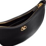 VALENTINO VLOGO SIGNATURE MINI HOBO BAG IN GRAINY CALFSKIN