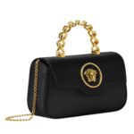 VERSACE LA MEDUSA SATIN MINI BAG