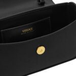 VERSACE LA MEDUSA SATIN MINI BAG