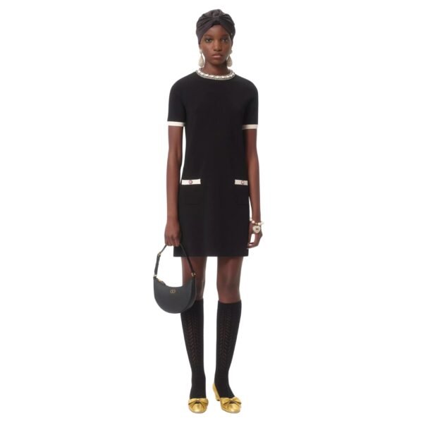 VALENTINO VLOGO SIGNATURE MINI HOBO BAG IN GRAINY CALFSKIN