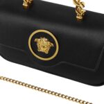 VERSACE LA MEDUSA SATIN MINI BAG