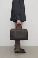 Dark Brown The Row Iowa Duffle Bag