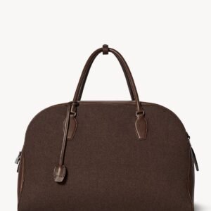 The Row India Travel Bag In Brown