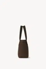 The Row Small Brian Tote Bag In Dark Brown