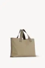 The Row Medium Brian Tote Bag With Beige Finish