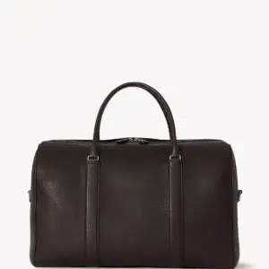 The Row Iowa Duffle Bag In Dark Brown