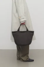 The Row Sisal Brown Leather Tote Bag