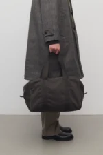 The Row Sisal Brown Leather Duffle Bag