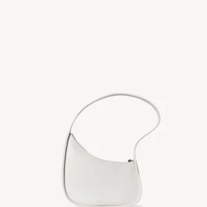 The Row Half Moon Bag White