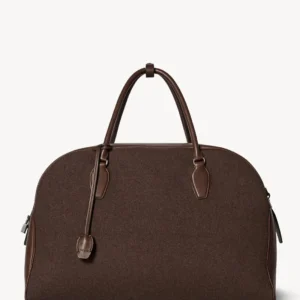 The Row India Travel Bag Deep Brown