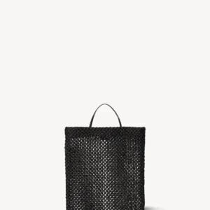 The Row Mini Barn Tote Bag Black