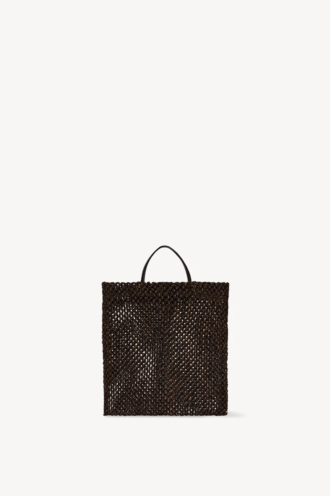 The Row Mini Barn Tote Bag Dark Brown The Row Mini Barn Tote Bag Dark Brown