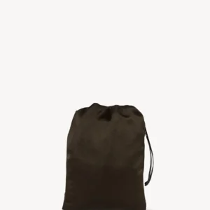 The Row Ray Pouch Dark Brown