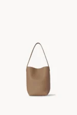The Row Small N/S Park Tote Bag Dark Taupe