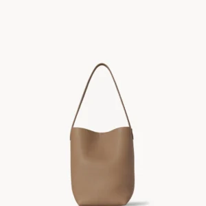 The Row Small N/S Park Tote Bag Dark Taupe