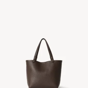 The Row Small Park Tote Bag Deep Brown