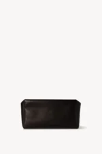 The Row Squared Clutch Bag Dark Brown