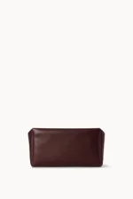 The Row Squared Clutch Bag Burgundy