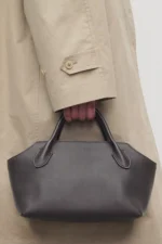 The Row Terrasse Bauletto Dark Brown Bag