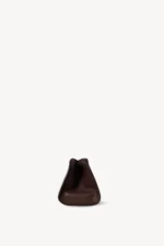 The Row Peggy Clutch - Leather Burgundy