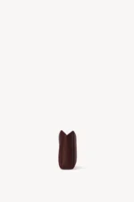 The Row Squared Compact Clutch Handbag Burgundy