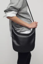 The Row N/S Izzy Black Leather Bag