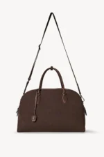 The Row India Travel Tote Deep Brown